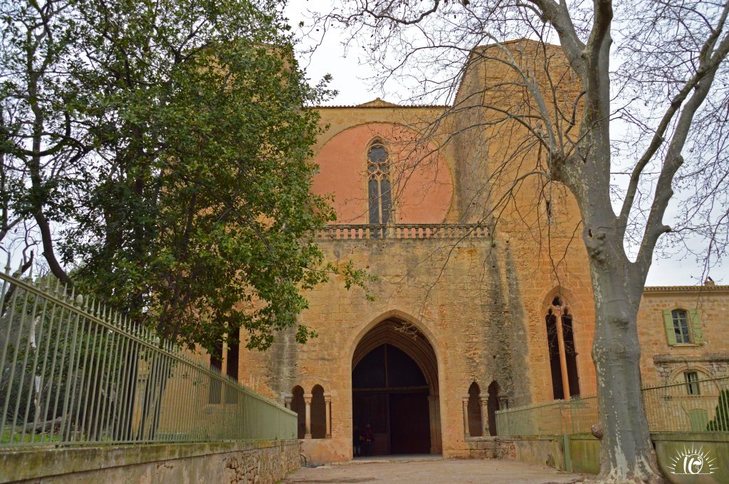 Façade ouest de l'Abbaye Sainte-Marie de Valmagne © AC