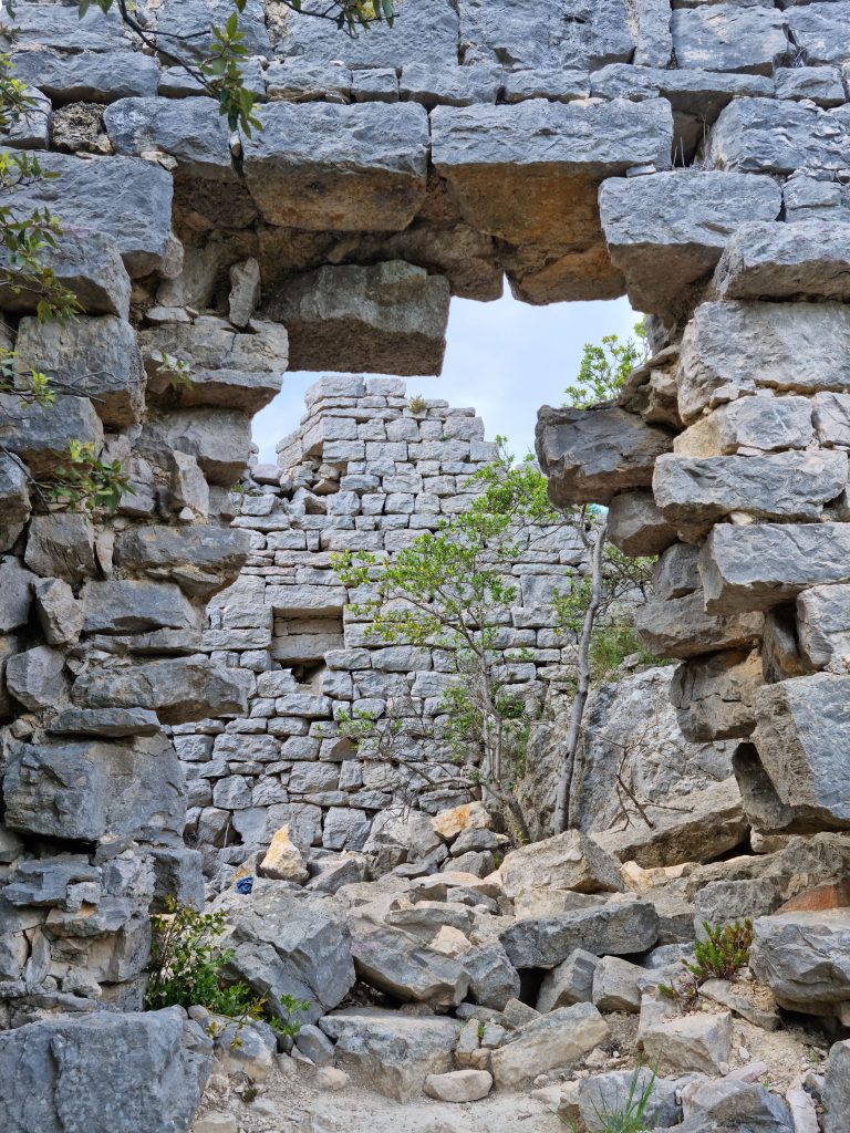 Quelques ruines du château de Viviourès