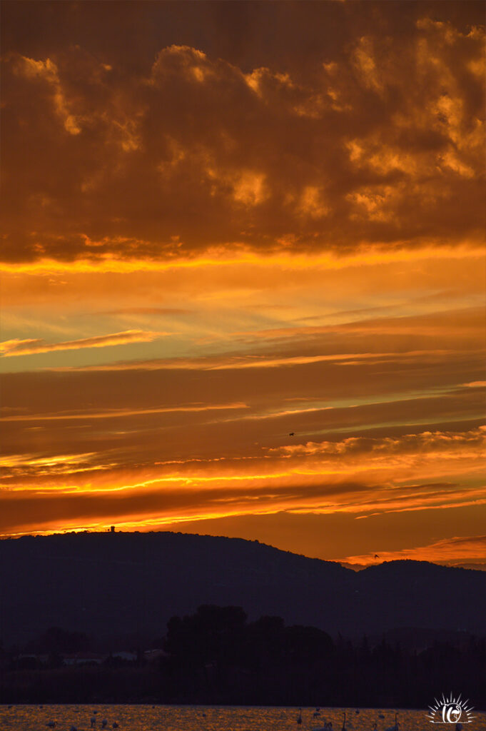 Coucher de soleil salins Mireval